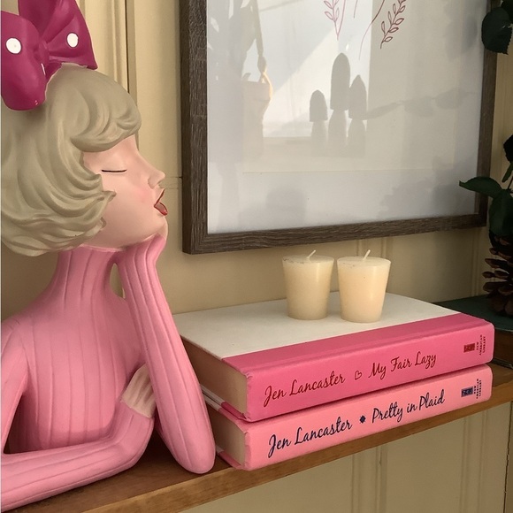 🆕Bubble Blonde Sister Girl Pink Polka Dot Table Shelf Decor - Picture 6 of 8